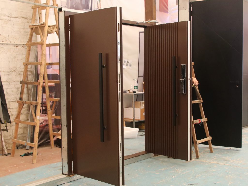 The primary material used in our double doors is high-grade stainless steel.