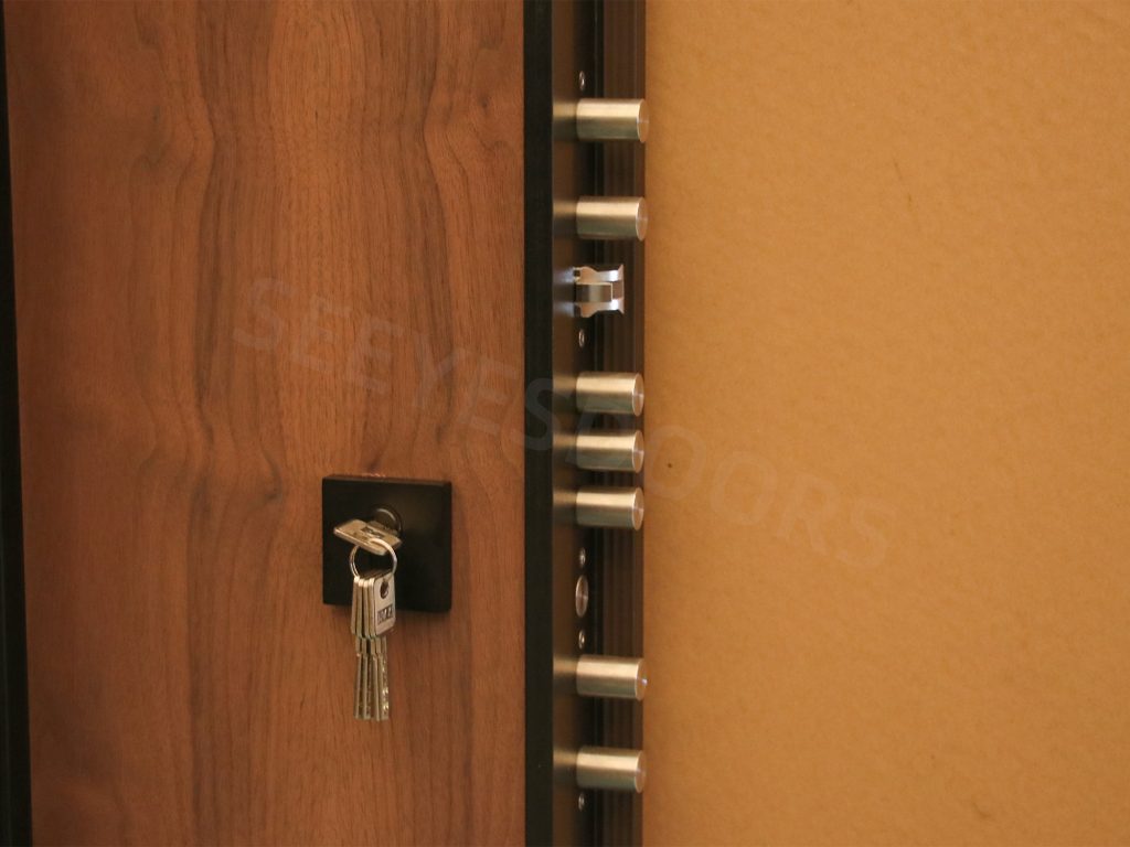 While the visual appeal of your Wooden Door is important, security is equally essential.